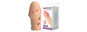 Насадка на пенис телесная Pretty Love BI-026289