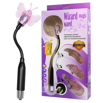 Универсальный вибростимулятор с насадками  BI-040017A