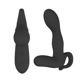 Анальный вибростимулятор Barrack Black  BI-040028