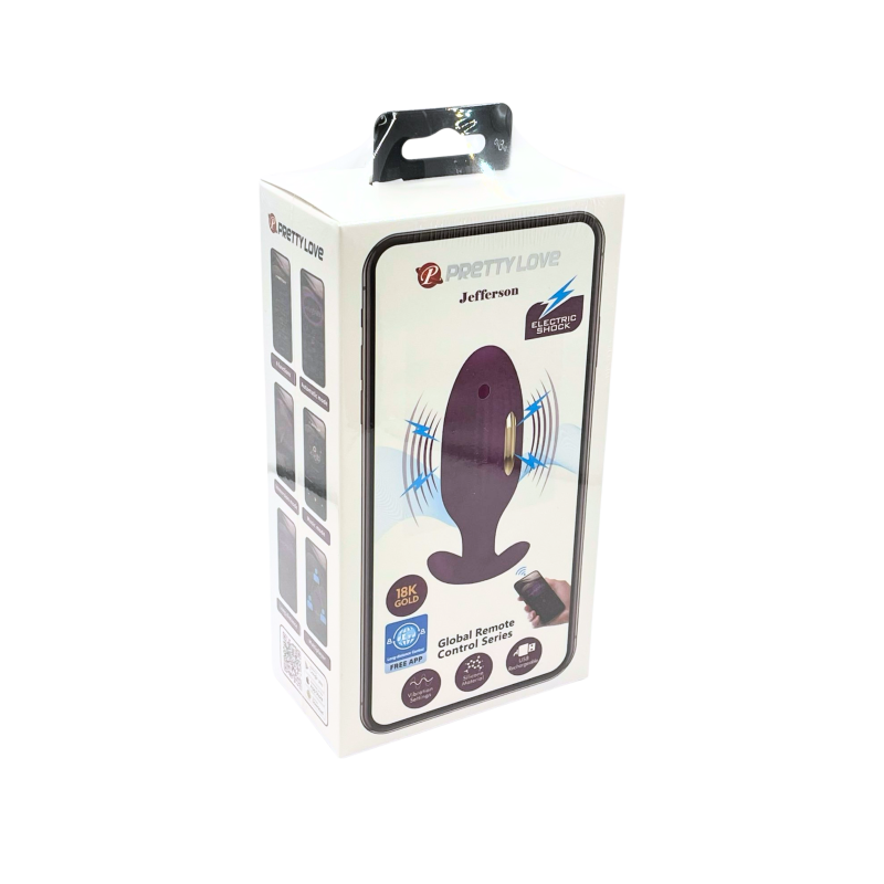 Анальная пробка с  электростимуляцией Pretty Love BI-040083HP-1