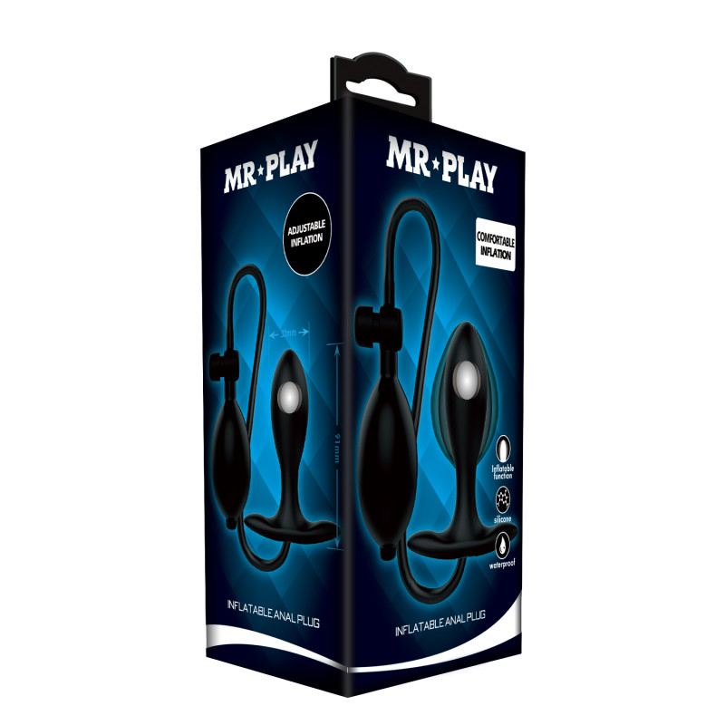 Анальная пробка со смещенным центром тяжести Pretty Love BI-040096Q-MR