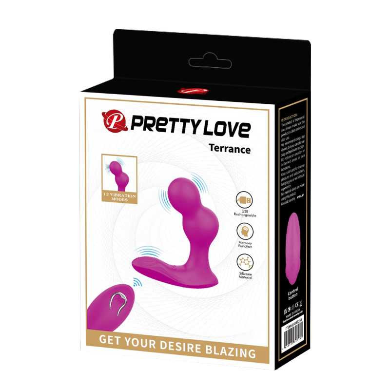Стимулятор простаты с вибрацией Pretty Love BI-040156W