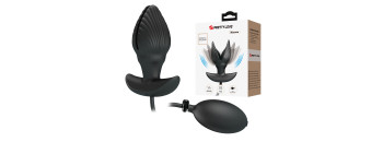 Силиконовый анальный эспандер с вибрацией BI-040160Q