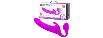 Вибрострапон Pretty Love с клиторальной стимуляцией BI-040171