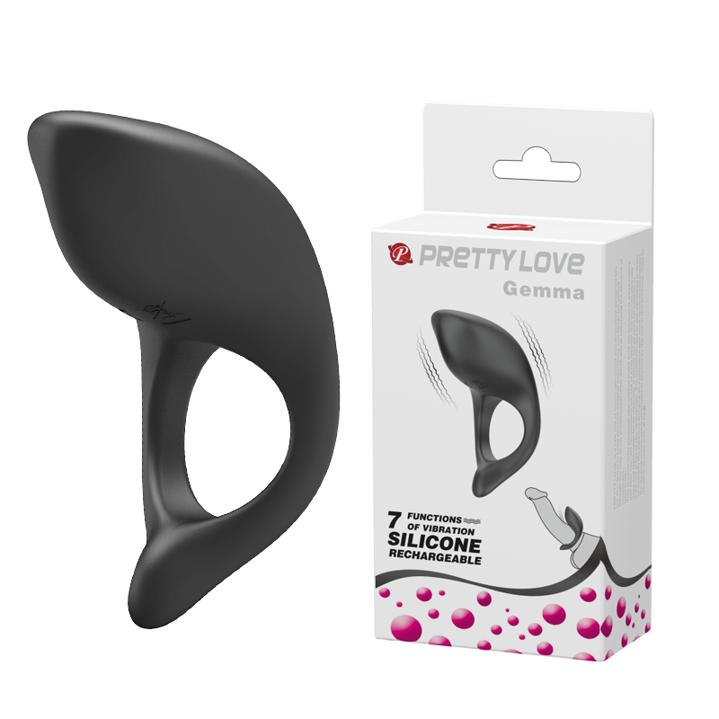 Эрекционное Виброкольцо Pretty Love Gemma BI-210162