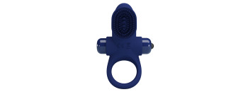 Эрекционное кольцо с вибростимуляцией клитора Pretty love BI-210205-3