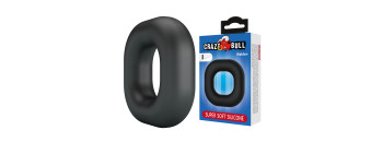 Эрекционное кольцо из силикона растягивающееся черное CRAZY BULL BI-210242