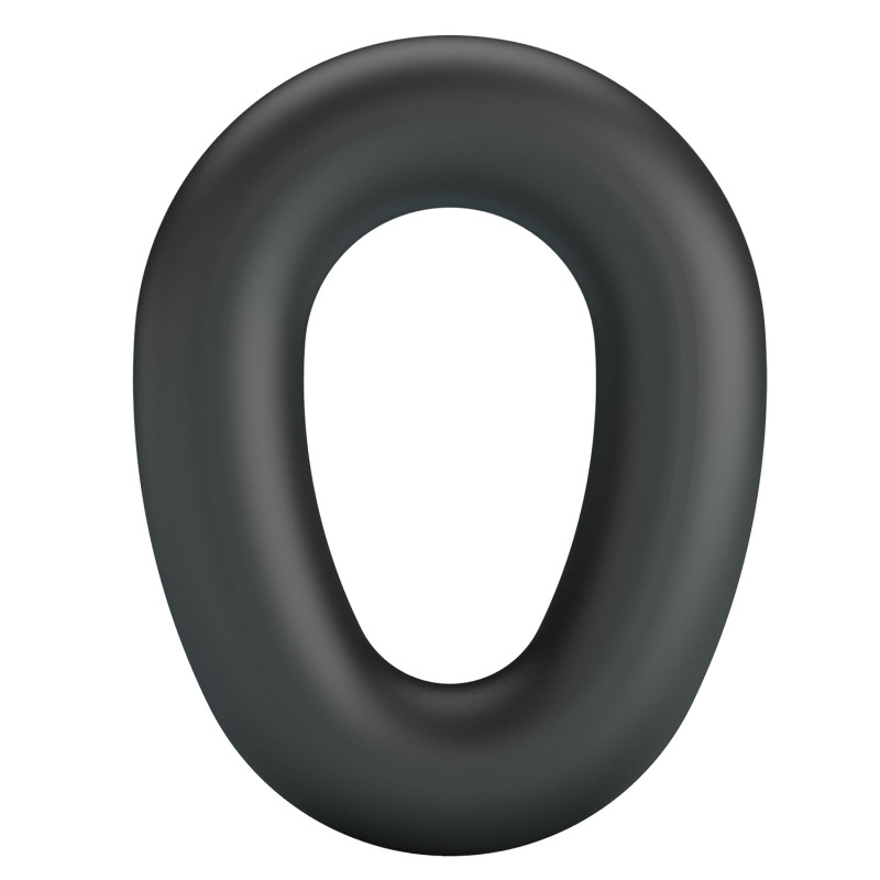 Эрекционное кольцо из силикона растягивающееся черное CRAZY BULL BI-210243