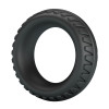 Эрекционное кольцо из силикона растягивающееся черное CRAZY BULL BI-210244