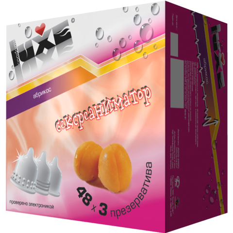 Презервативы Luxe Сексреаниматор (Персик)