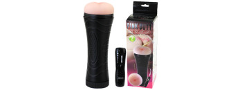 Мастурбатор в колбе Pink Butt Vibrating BM-00900T27Z-1