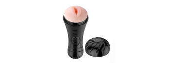 Мастурбатор в колбе Pink Mouth Vibrating BM-00900T27Z-2
