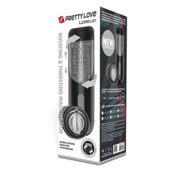 Мастурбатор с ротацией и аудио Lorelei BM-00900T57