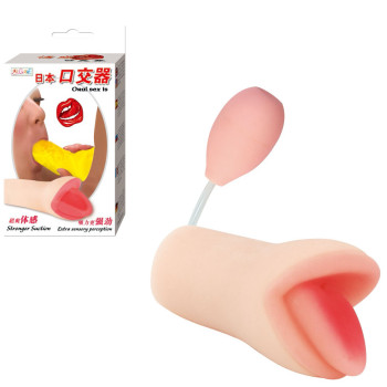 Мастурбатор с грушей Oral Sex BM-009074Q