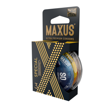 Презервативы точечно-ребристые MAXUS AIR Special №3 п/к 6082mx