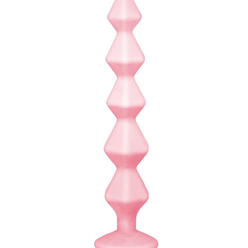 Анальная Цепочка с Кристаллом Emotions Buddy Pink 1400-01lola