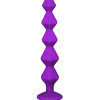 Анальная Цепочка с Кристаллом Emotions Buddy Purple 1400-03lola