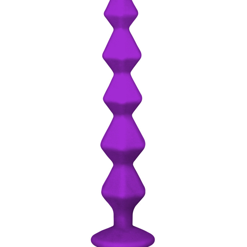 Анальная Цепочка с Кристаллом Emotions Buddy Purple 1400-03lola