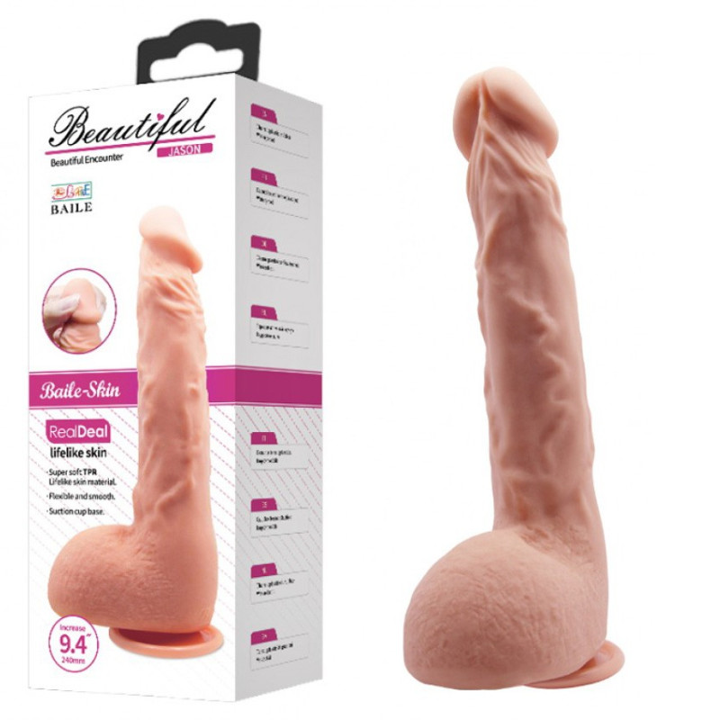 Вибратор с Присоской Jason BW-008041ZSY