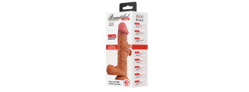 Фаллоимитатор с эффектом скользящей кожи  Pretty Love BW-008103NR-1