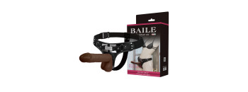 Страпон с вибрацией розовый BW-022024PK