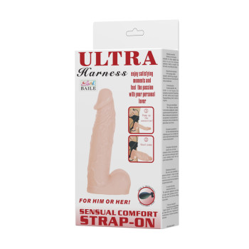 Страпон с грушей BW-022037