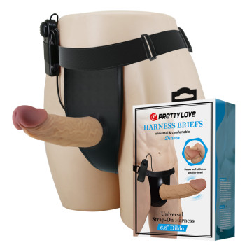 Фаллопротез с вибрацией Pretty Love Houston BW-022073Z