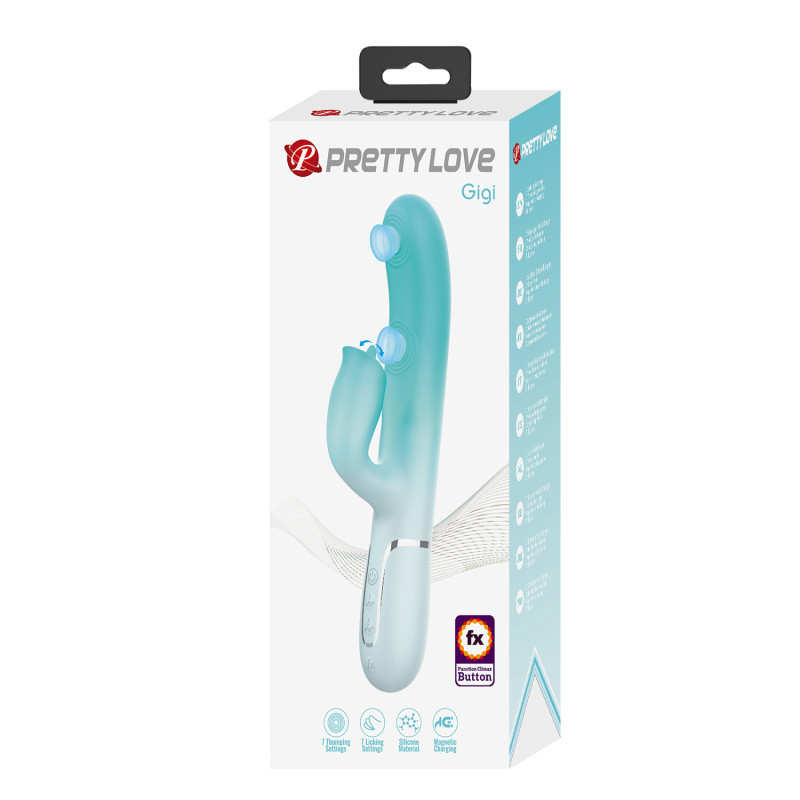 Вибратор Thumping and Licking Pretty Love BW-500035-4