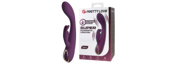 Вибратор Extreme Series с клиторальным стимулятором из силикона PRETTY LOVE BW-500100