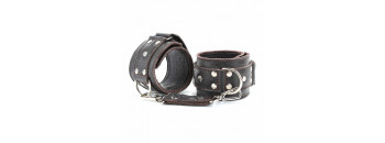 Наручи коричневые кожаные 51012ars