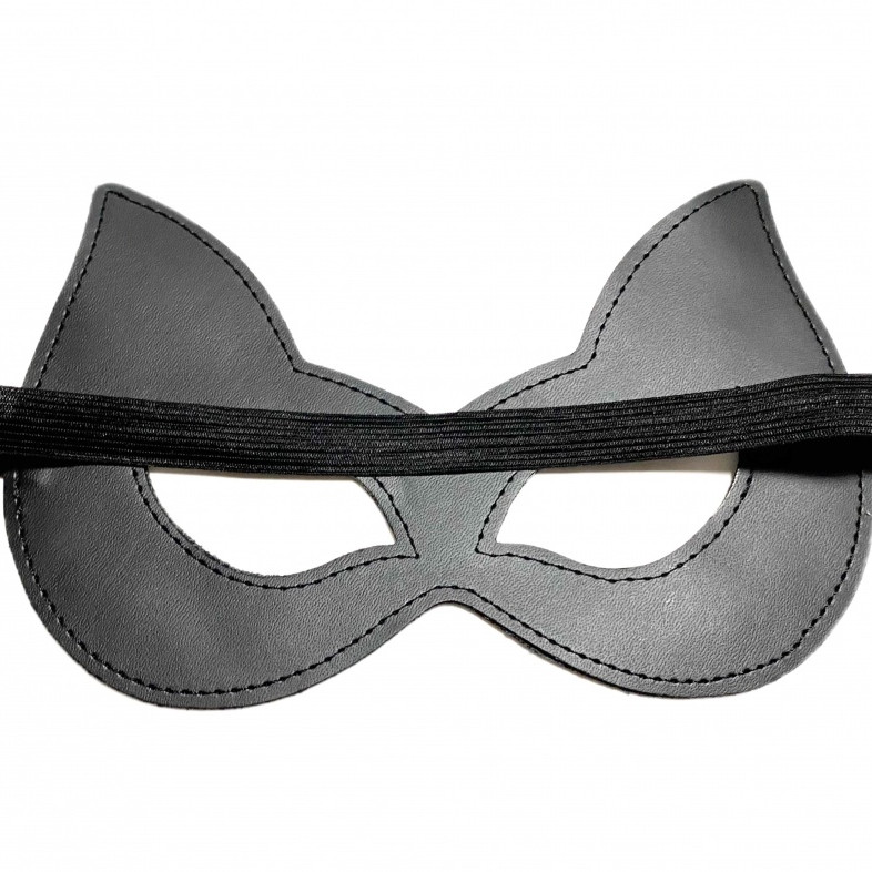 Маска черная из эко-кожи 50003ars