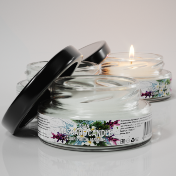 Твёрдое массажное масло SGAN Кедр-Пачули-Жасмин 50 мл 9453sg