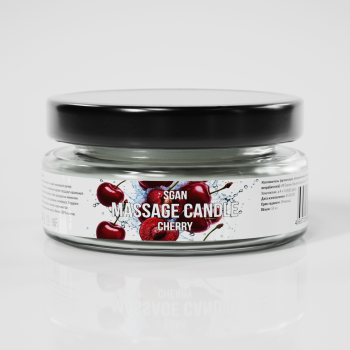 Твёрдое массажное масло SGAN Спелая вишня 50 мл 8738sg