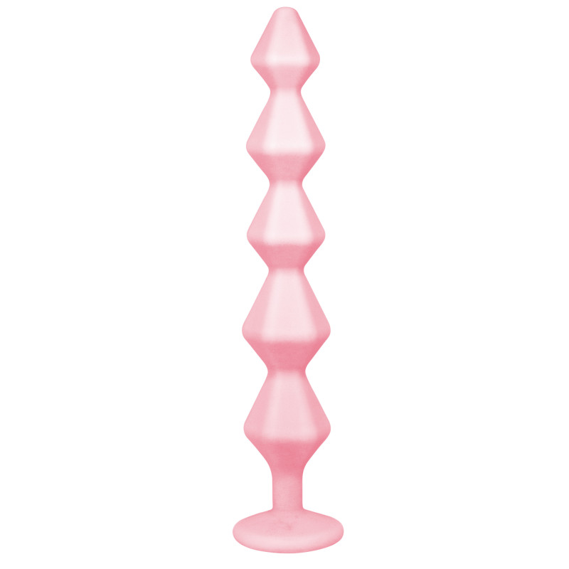 Анальная Цепочка с Кристаллом Emotions Chummy Pink 1401-01lola