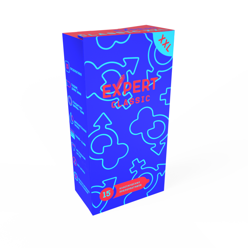 Презервативы Expert Classic XXL 15 шт 9366ex