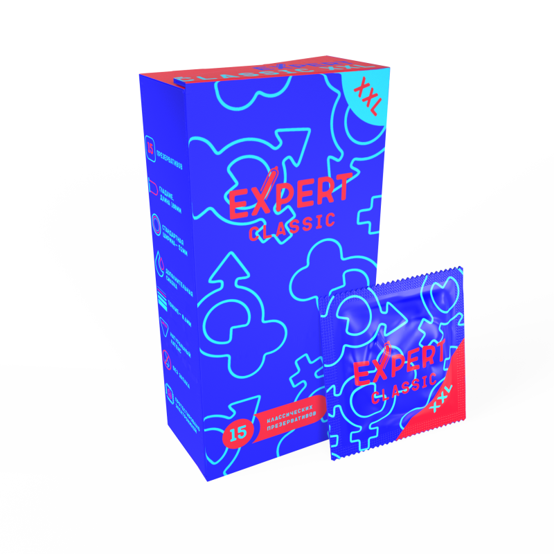 Презервативы Expert Classic XXL 15 шт 9366ex