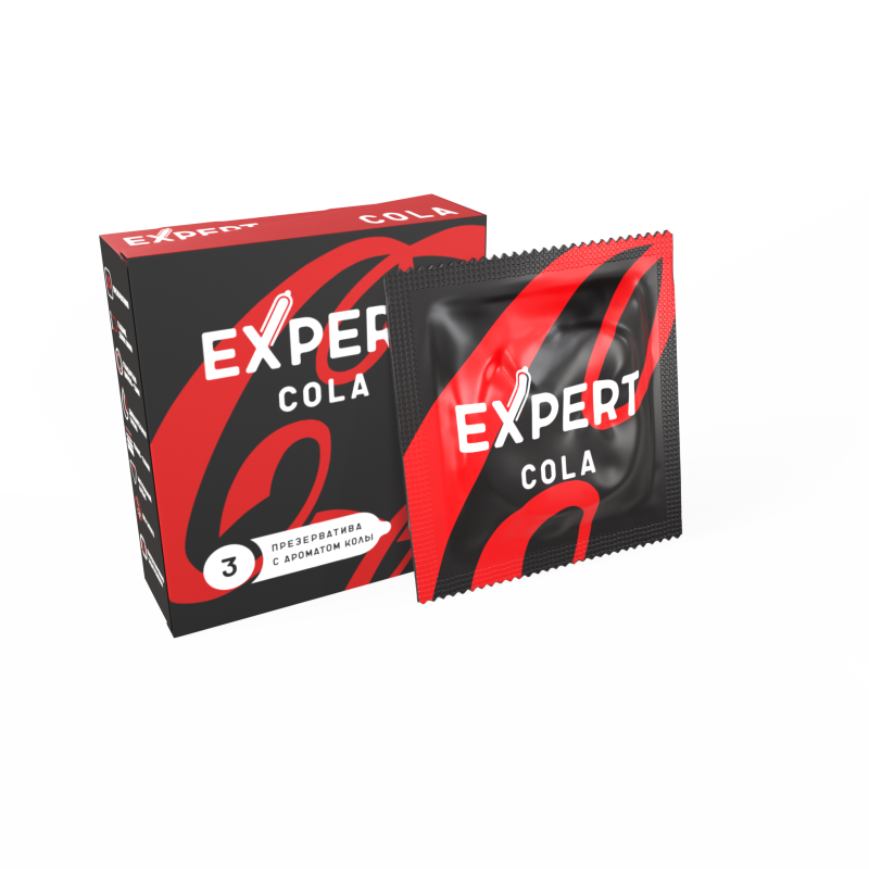 Презервативы Expert Cola 3 шт 9342ex