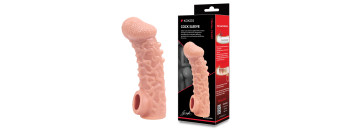 Насадка Cock Sleeve телесная TPE KOKOS CS-007-L