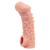 Насадка на пенис Cock Sleeve телесная рельефная KOKOS CS-007-S