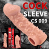 Насадка Cock Sleeve телесная TPE KOKOS CS-009-L
