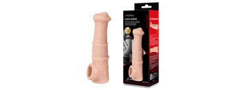 Насадка Cock Sleeve с крупной головкой телесная TPE KOKOS CS-011-M