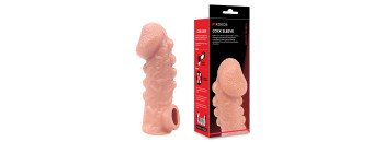 Насадка Cock Sleeve телесная TPE KOKOS CS-008-M
