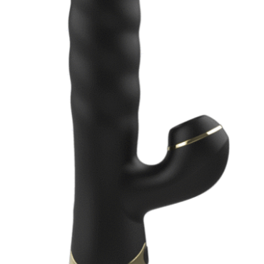 Вибратор-кролик с функциями пенетрации и всасывания D-234723