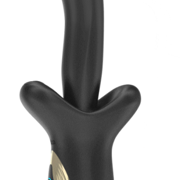 Вибратор с эффектом фрикций и посасывания D-242822