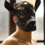 Маска собаки из натуральной кожи 58025ars