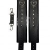 Наручники из эко-кожи черные  50014ars