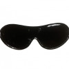 Маска на глаза из эко-кожи черная 50001ars