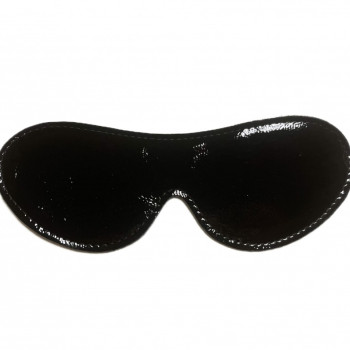 Маска на глаза из эко-кожи черная 50001ars