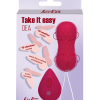 Вращающиеся виброшарики на пульте Take it Easy Dea Wine Red 9021-07lola