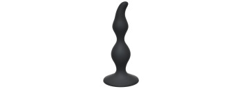 Анальная пробка Curved Anal Plug Black 4105-03Lola
